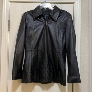 JLC New York Black leather jacket